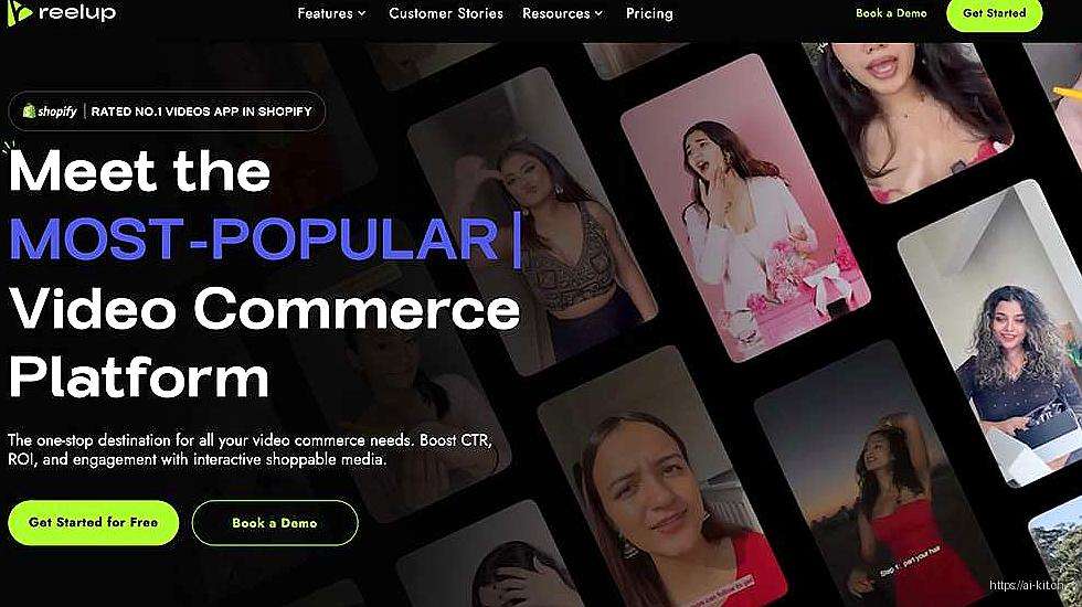 ReelUp网页截图