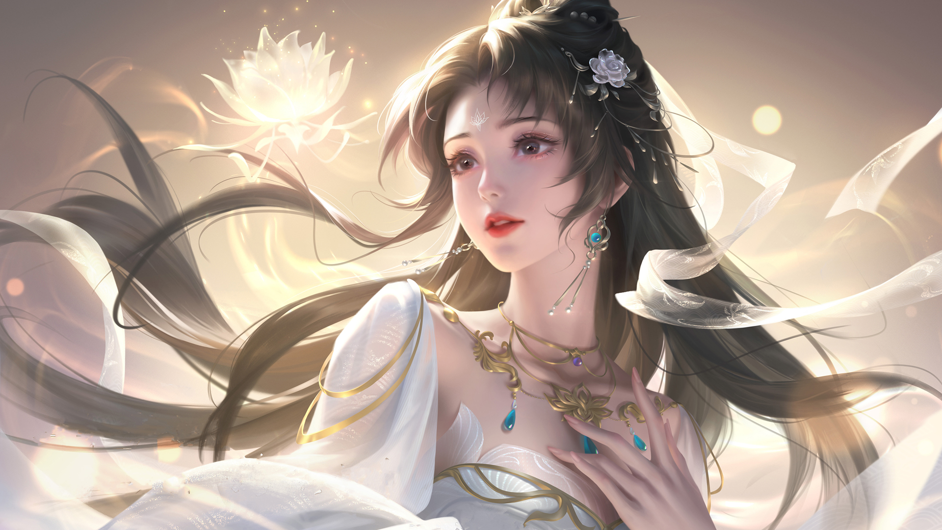['完美世界 清漪 高清壁纸 AI图集 二次元同人 美女仙子']