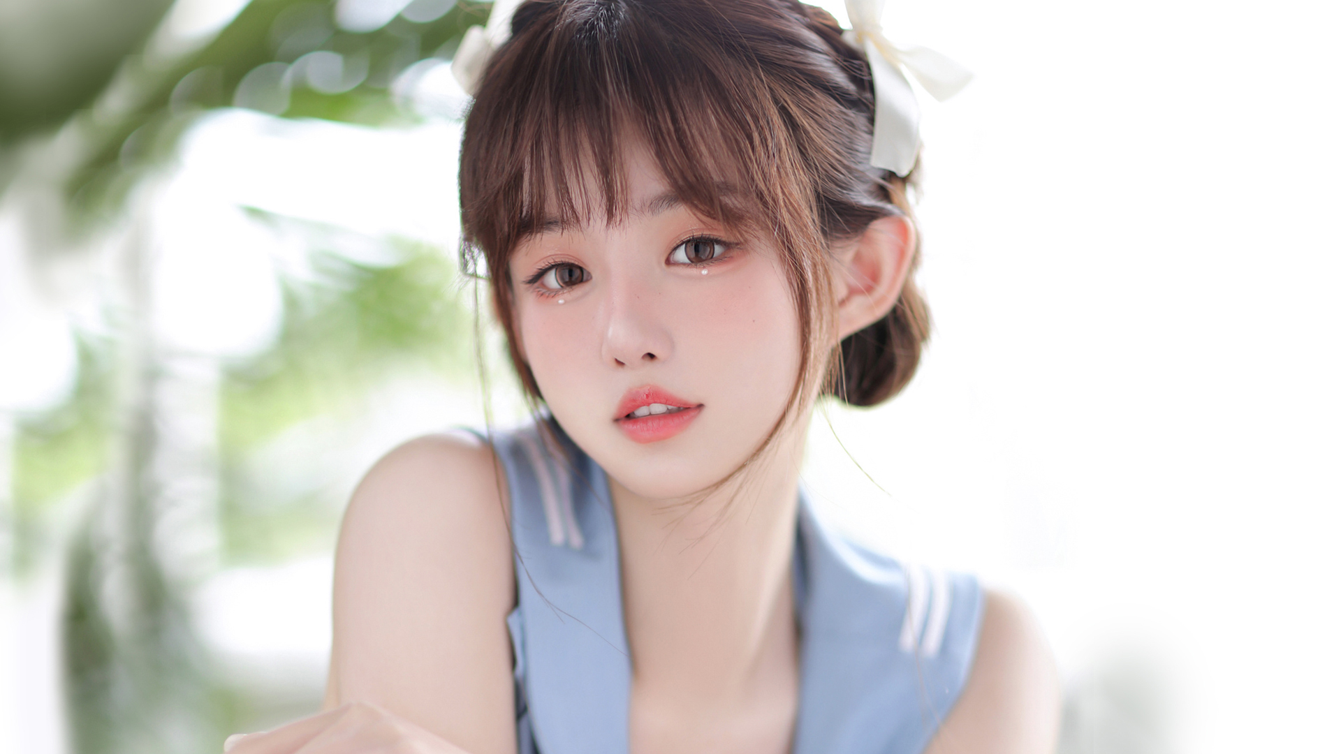 ['清新甜美美女高清手机壁纸小众唯美推荐']