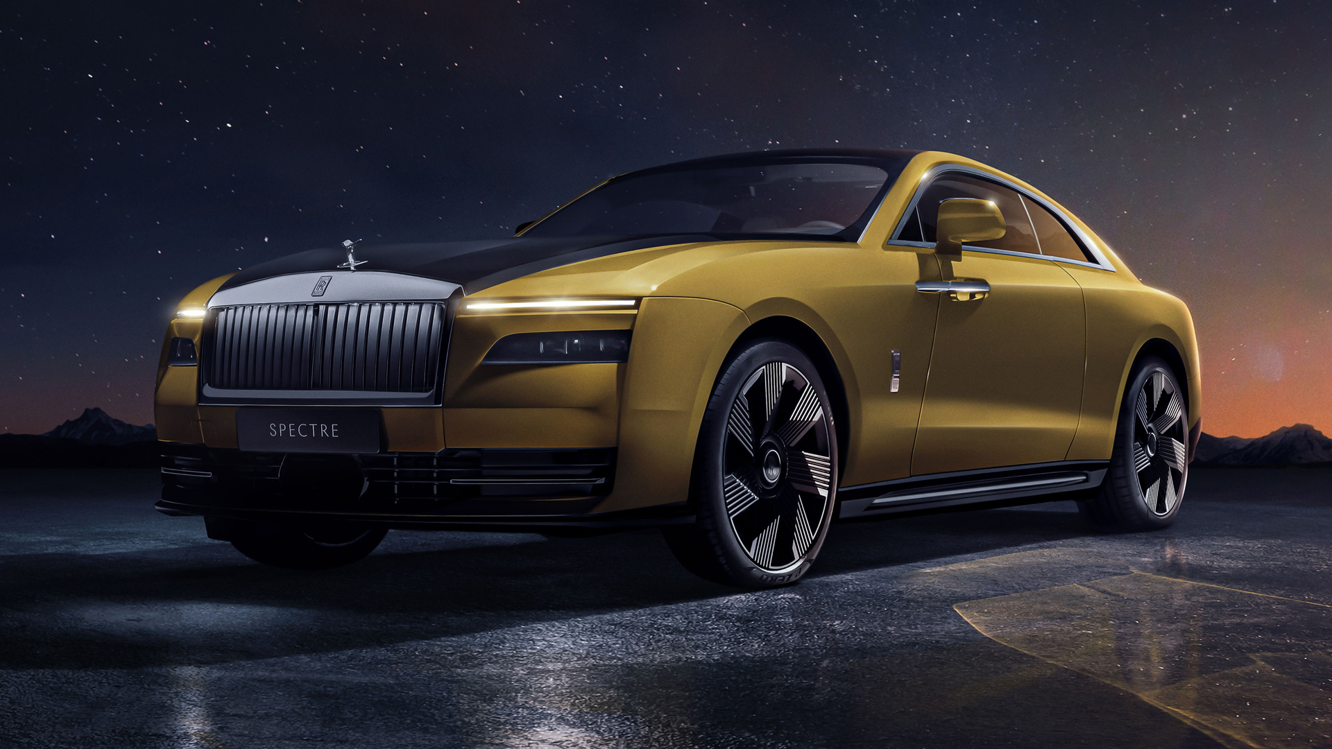 ['劳斯莱斯 Spectre EV 纯电轿跑车高清壁纸 4K下载']