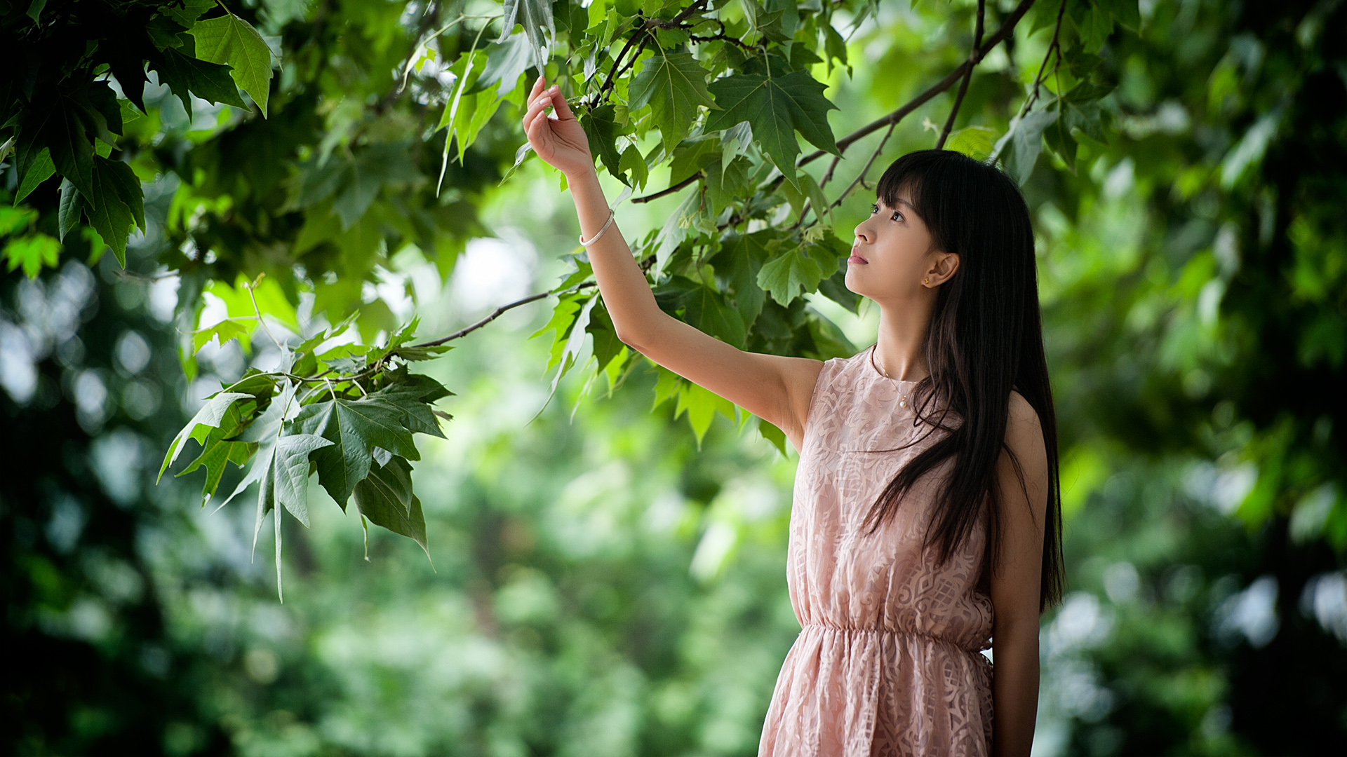 ['武大校花 美女 小清新 写真 高清壁纸']