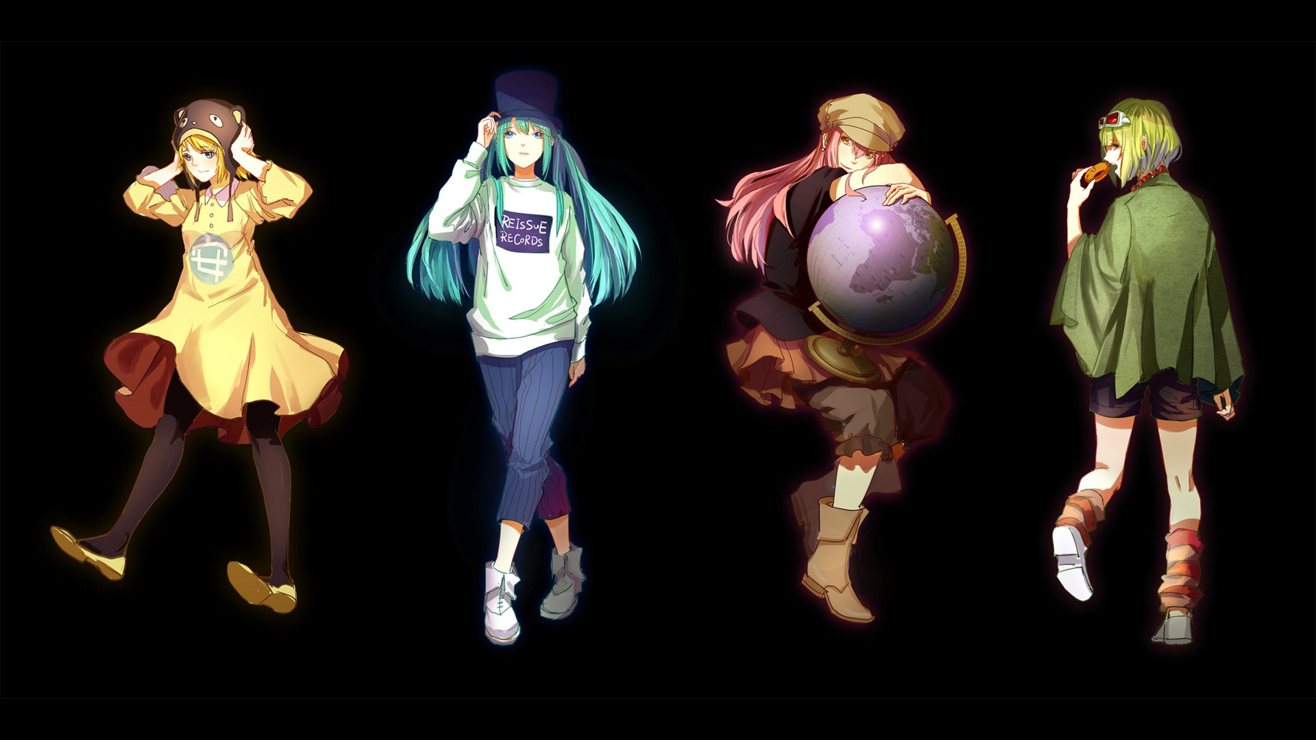 ['初音未来 舞台 优美 动漫壁纸 高清桌面']
