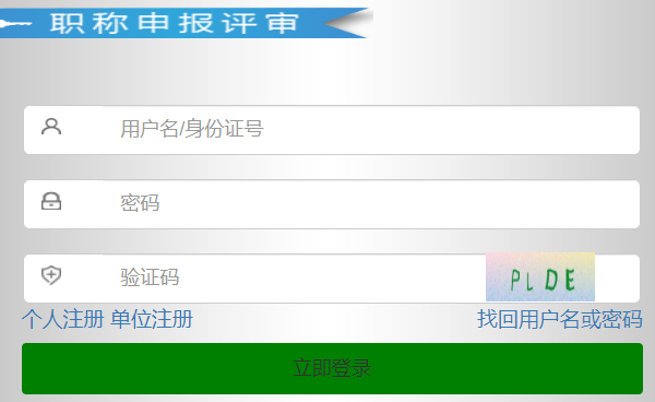 山东省专业技术人员管理服务平台网页截图